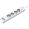 Сетевой фильтр Philips CHP4346WC/51 5м (4 розетки) белый (коробка)