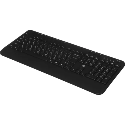 Клавиатура Оклик K257W черный USB беспроводная Multimedia (подставка для запястий) (2070286)