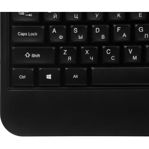 Клавиатура Оклик K257W черный USB беспроводная Multimedia (подставка для запястий) (2070286)