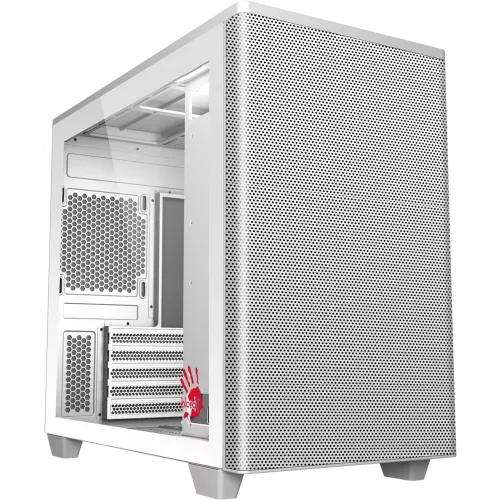 Корпус Bloody BD-CC117F белый без БП mATX 5x120mm 1xUSB2.0 1xUSB3.0 audio bott PSU