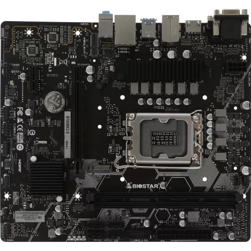 Материнская плата Biostar B760MX2-E Soc-1700 Intel B760 2xDDR5 mATX AC`97 8ch(7.1) 2.5Gg RAID+VGA+DVI+HDMI
