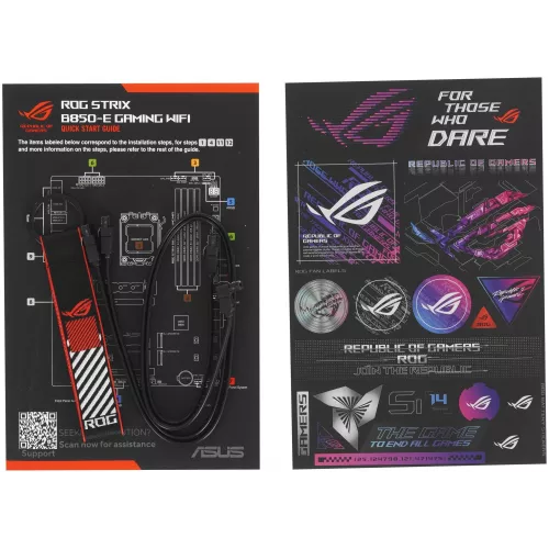 Материнская плата Asus ROG STRIX B850-E GAMING WIFI Socket AM5 AMD B850 4xDDR5 ATX AC`97 8ch(7.1) 2.5Gg RAID+HDMI+DP