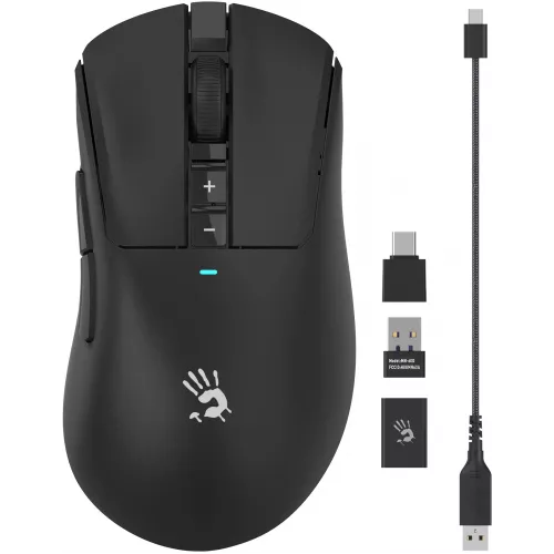 Мышь A4Tech Bloody R73 Pro черный оптическая 26000dpi беспров. USB/USB-C 7but (R73 PRO BLACK)