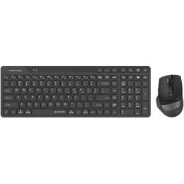 Клавиатура + мышь A4Tech Fstyler FB2800C Air2 клав:черный/серый мышь:черный/серый USB беспроводная Bluetooth/Радио slim