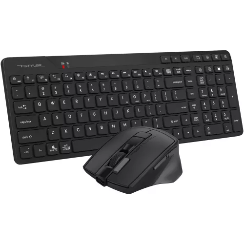 Клавиатура + мышь A4Tech Fstyler FB2800C Air2 клав:черный/серый мышь:черный/серый USB беспроводная Bluetooth/Радио slim