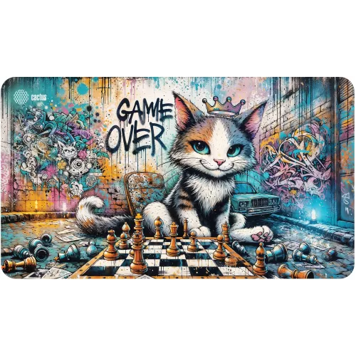 Коврик для мыши Cactus Game Over 700x400x4мм (CS-MP-COR01XLL)