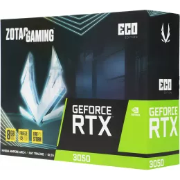 Видеокарта Zotac PCI-E 4.0 RTX 3050 ECO NVIDIA GeForce RTX 3050 8Gb 128bit GDDR6 1777/14000 HDMIx1 DPx3 HDCP Ret