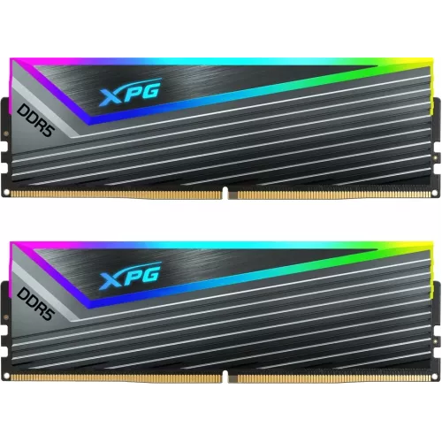 Память DDR5 2x16GB 6400MHz A-Data AX5U6400C3216G-DCCARGY XPG Caster RGB RTL Gaming PC5-51200 CL32 DIMM ECC 288-pin 1.4В kit single rank с радиатором Ret
