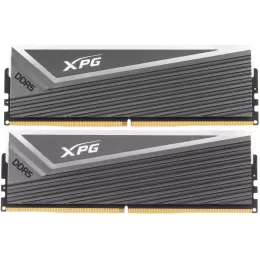 Память DDR5 2x16GB 6400MHz A-Data AX5U6400C3216G-DCCARGY XPG Caster RGB RTL Gaming PC5-51200 CL32 DIMM ECC 288-pin 1.4В kit single rank с радиатором Ret