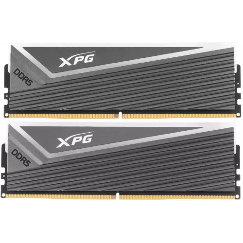Память DDR5 2x16GB 6400MHz A-Data AX5U6400C3216G-DCCARGY XPG Caster RGB RTL Gaming PC5-51200 CL32 DIMM ECC 288-pin 1.4В kit single rank с радиатором Ret