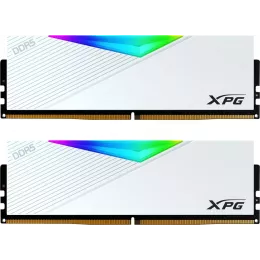 Память DDR5 2x16GB 6400MHz A-Data AX5U6400C3216G-DCLARWH XPG Lancer RGB RTL Gaming PC5-51200 CL32 DIMM 288-pin 1.35В kit dual rank с радиатором Ret