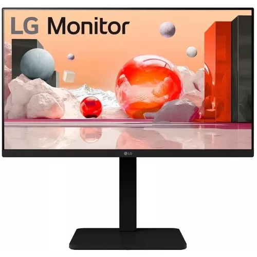 Монитор LG 23.8" 24BA550-B черный IPS LED 5ms 16:9 HDMI M/M матовая HAS Piv 1300:1 250cd 178гр/178гр 1920x1080 100Hz VGA DP FHD USB 4.45кг