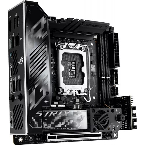 Материнская плата Asus ROG STRIX Z890-I GAMING WIFI Soc-1851 Intel Z890 2xDDR5 mini-ITX AC`97 8ch(7.1) 2.5Gg RAID+HDMI