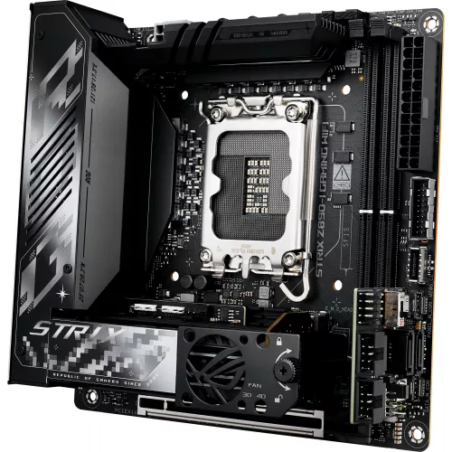 Материнская плата Asus ROG STRIX Z890-I GAMING WIFI Soc-1851 Intel Z890 2xDDR5 mini-ITX AC`97 8ch(7.1) 2.5Gg RAID+HDMI