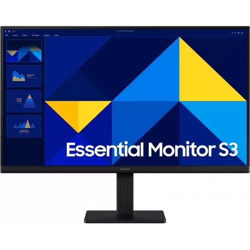 Монитор Samsung 24" Essential S3 S24D300GAIXCI черный IPS LED 16:9 HDMI матовая 250cd 178гр/178гр 1920x1080 100Hz VGA FHD 2.4кг