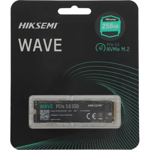 Накопитель SSD Hikvision PCIe 3.0 x4 256GB HS-SSD-WAVE(P) 256G M.2 2280