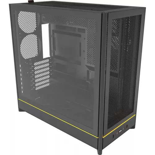 Корпус Montech HS01 черный без БП ATX 11x120mm 2x140mm 2xUSB3.0 audio