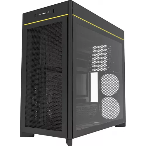 Корпус Montech HS01 черный без БП ATX 11x120mm 2x140mm 2xUSB3.0 audio