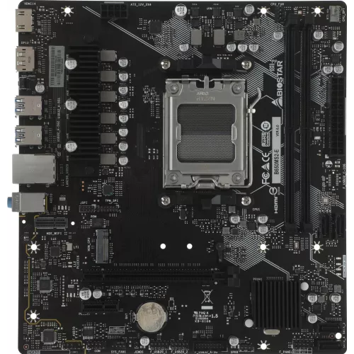 Материнская плата Biostar B650MS2-E Socket AM5 AMD B650 2xDDR5 mATX AC`97 8ch(7.1) 2.5Gg RAID+HDMI+DP