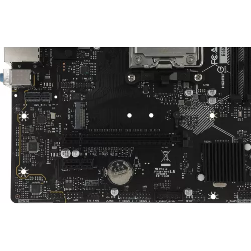 Материнская плата Biostar B650MS2-E Socket AM5 AMD B650 2xDDR5 mATX AC`97 8ch(7.1) 2.5Gg RAID+HDMI+DP