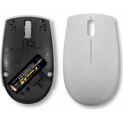 Мышь Lenovo 300 Wireless Compact серый оптическая 1000dpi беспров. USB 2but (GY51L15678)