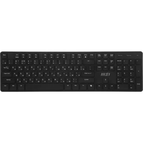 Клавиатура + мышь MSI K200 Combo MS-8ZA4 клав:черный мышь:черный USB беспроводная (S11-43RU304-Y92)
