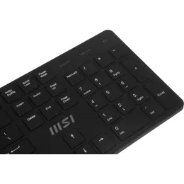 Клавиатура + мышь MSI K200 Combo MS-8ZA4 клав:черный мышь:черный USB беспроводная (S11-43RU304-Y92)