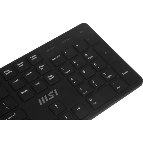 Клавиатура + мышь MSI K200 Combo MS-8ZA4 клав:черный мышь:черный USB беспроводная (S11-43RU304-Y92)
