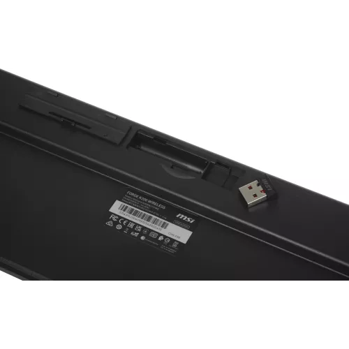 Клавиатура + мышь MSI K200 Combo MS-8ZA4 клав:черный мышь:черный USB беспроводная (S11-43RU304-Y92)