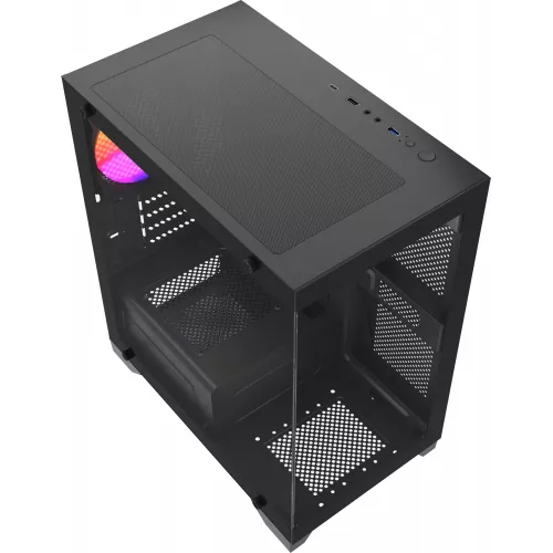 Корпус Accord ACC-350-02B черный без БП mATX 7x120mm 1xUSB2.0 1xUSB3.0 audio bott PSU