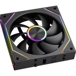 Вентилятор для корпуса PcCooler F3 X120 ARGB 120х120x25 черный 4-pin 28.4дБ (F3X120-BKAC112-GL) Ret