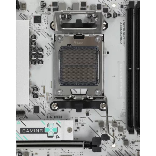 Материнская плата MSI B840M GAMING PLUS WIFI6E Socket AM5 AMD B840 4xDDR5 mATX AC`97 8ch(7.1) 2.5Gg RAID+HDMI