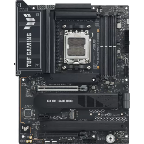 Материнская плата Asus TUF GAMING X870E-PLUS WIFI7 Socket AM5 AMD X870E 4xDDR5 ATX AC`97 8ch(7.1) 2.5Gg RAID+HDMI