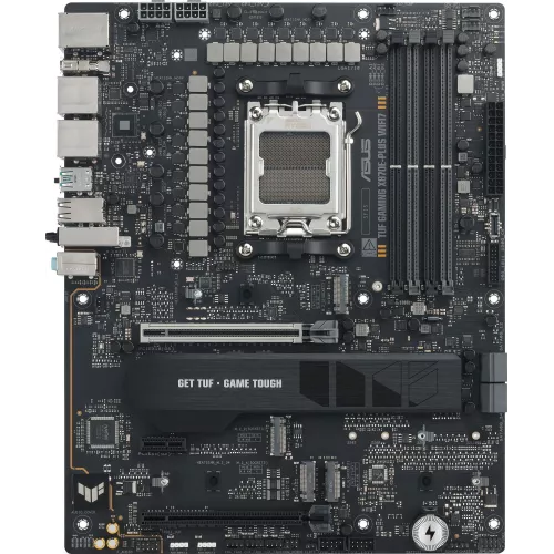 Материнская плата Asus TUF GAMING X870E-PLUS WIFI7 Socket AM5 AMD X870E 4xDDR5 ATX AC`97 8ch(7.1) 2.5Gg RAID+HDMI