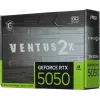 Видеокарта MSI PCI-E 5.0 RTX 5050 8G VENTUS 2X OC NVIDIA GeForce RTX 5050 8Gb 128bit GDDR6 2602/20000 HDMIx1 DPx3 HDCP Ret