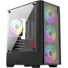 Корпус Bloody CC-124 черный без БП mATX 8x120mm 2xUSB2.0 1xUSB3.0 audio bott PSU
