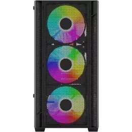 Корпус Bloody CC-124 черный без БП mATX 8x120mm 2xUSB2.0 1xUSB3.0 audio bott PSU