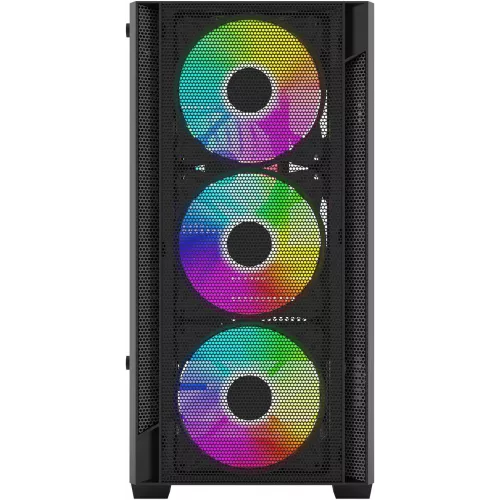 Корпус Bloody CC-124 черный без БП mATX 8x120mm 2xUSB2.0 1xUSB3.0 audio bott PSU