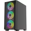 Корпус Bloody CC-124 черный без БП mATX 8x120mm 2xUSB2.0 1xUSB3.0 audio bott PSU