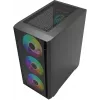 Корпус Bloody CC-124 черный без БП mATX 8x120mm 2xUSB2.0 1xUSB3.0 audio bott PSU