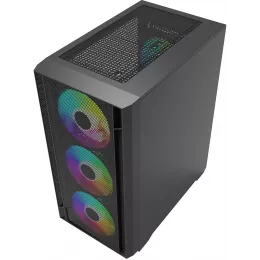 Корпус Bloody CC-124 черный без БП mATX 8x120mm 2xUSB2.0 1xUSB3.0 audio bott PSU