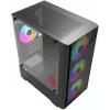 Корпус Bloody CC-124 черный без БП mATX 8x120mm 2xUSB2.0 1xUSB3.0 audio bott PSU