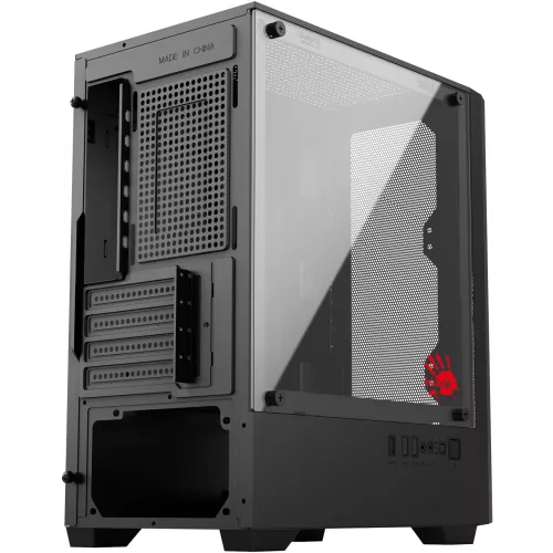 Корпус Bloody CC-124 черный без БП mATX 8x120mm 2xUSB2.0 1xUSB3.0 audio bott PSU
