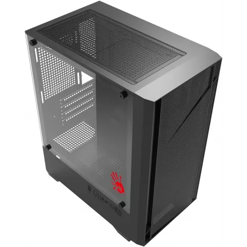 Корпус Bloody CC-124 черный без БП mATX 8x120mm 2xUSB2.0 1xUSB3.0 audio bott PSU