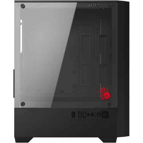 Корпус Bloody CC-124 черный без БП mATX 8x120mm 2xUSB2.0 1xUSB3.0 audio bott PSU