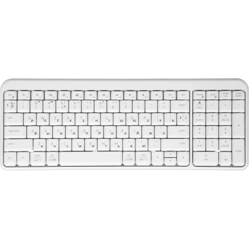 Клавиатура Logitech K251 белый беспроводная BT slim (920-013364)