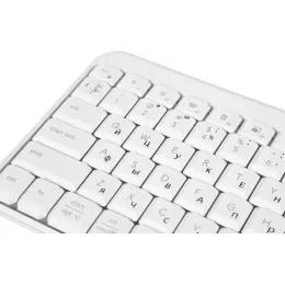 Клавиатура Logitech K251 белый беспроводная BT slim (920-013364)