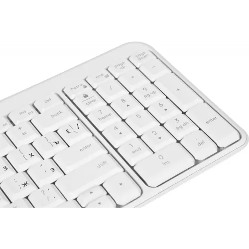 Клавиатура Logitech K251 белый беспроводная BT slim (920-013364)