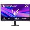 Монитор LG 27" UltraGear 27G411A-B черный IPS LED 16:9 HDMI матовая 1500:1 250cd 178гр/178гр 1920x1080 144Hz G-Sync FreeSync DP FHD 3.8кг