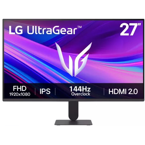 Монитор LG 27" UltraGear 27G411A-B черный IPS LED 16:9 HDMI матовая 1500:1 250cd 178гр/178гр 1920x1080 144Hz G-Sync FreeSync DP FHD 3.8кг